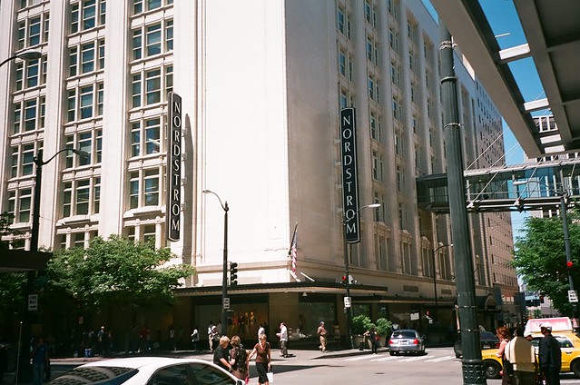 Nordstrom Downtown Seattle Flagship store 383,000sq feet with 5 levels ...