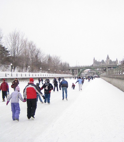 Ice Skating on the Rideau Canal