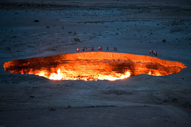 "Door to Hell" -- The Darvaza Gas Crater