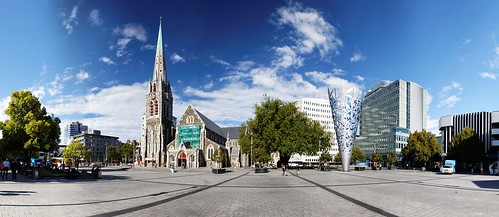 20100130-07-Christchurch Cathedral Square panorama