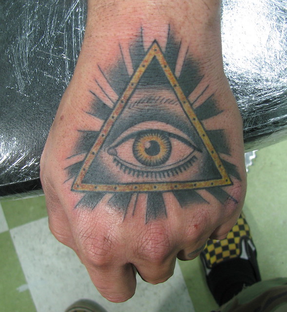 Eye of Illuminati Tattoo