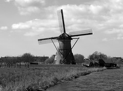 The Mills of Kinderdijk, Molenwaard, Netherlands.