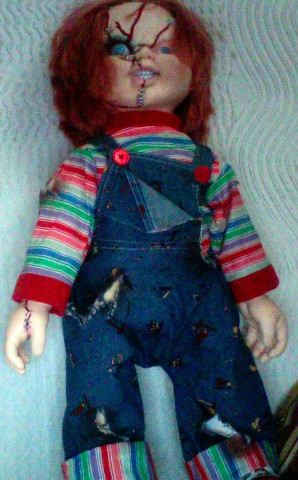 chucky doll got this today May 1 2010 on a saturday i was so excited 