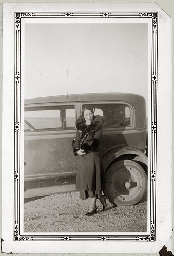 car and girl