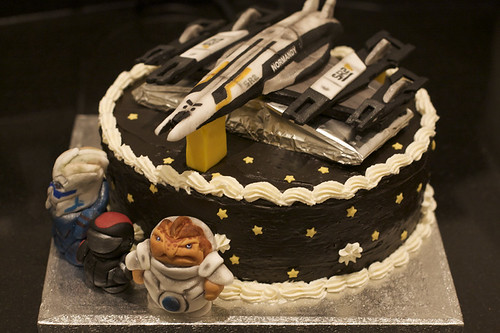 Mass Effect 2 Birthday Cake