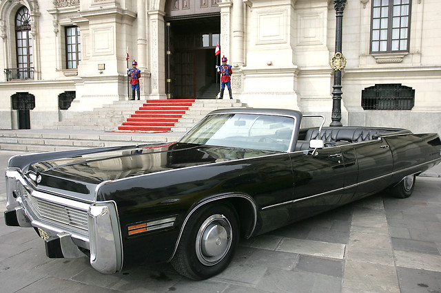 1973 Chrysler Imperial Le Baron Limousine with less than 3000 miles