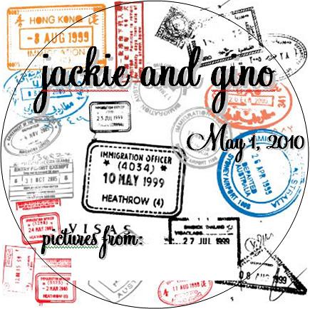 Travel Wedding CD Labels