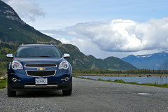 Our ride, the Chevy Equinox