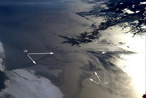 Oil Spill, Gulf of Mexico (NASA, International Space Station Science, 05/04/10)