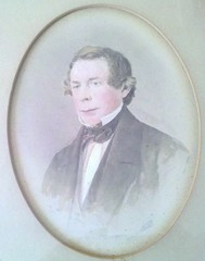 Watercolor portrait of Jacob R. Eckfeldt