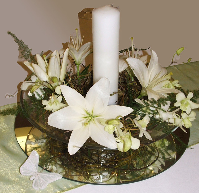 Table Flowers Arrangement 1 For more flower design ideas including wedding