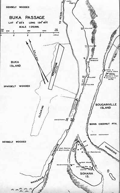 Aerodrome Buka Island 1942 | Map of aerodrome adjacent to Bu… | Flickr