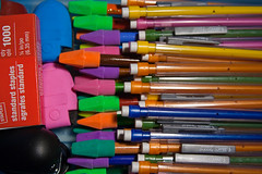 School Supplies Pencils Erasers August 07, 20103