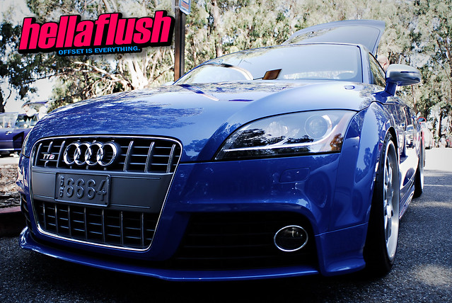Blue Audi TTS Made it out to my first Hellaflush show out at Coyote Point