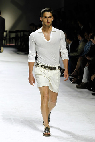 Dolce & Gabbana Man Fashion Show casual male model