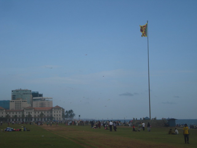 Sri Lanka Flag Galle Face