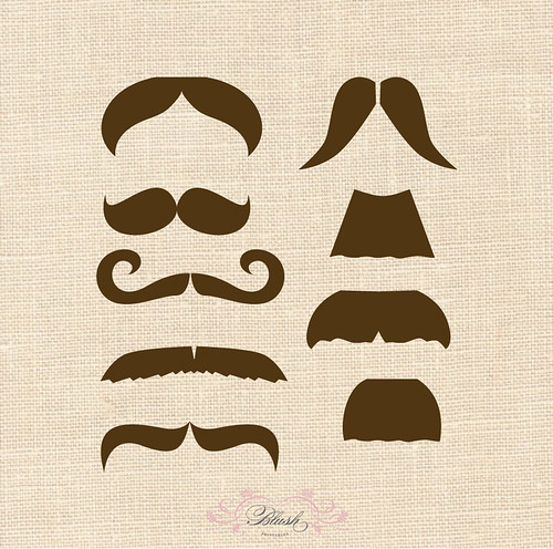 Mustache Bash Printables