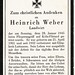 Totenzettel Weber, Heinrich geb. 1901 â  28.01.1945