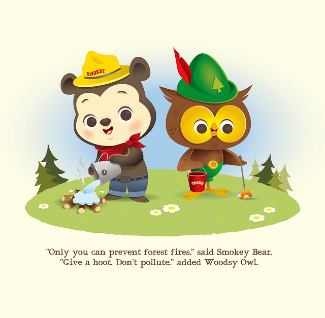 Smokey Bear and Woodsy Owl | Flickr - Photo Sharing!