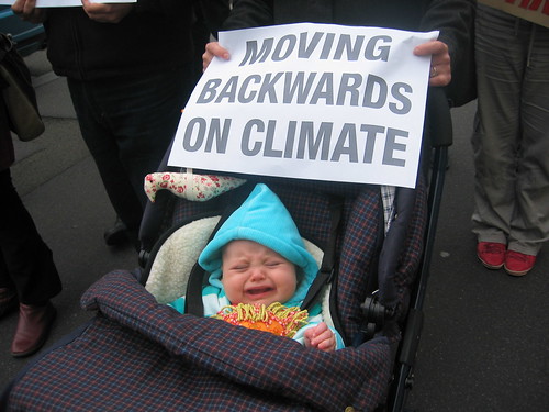 Gillard Climate Change Protest