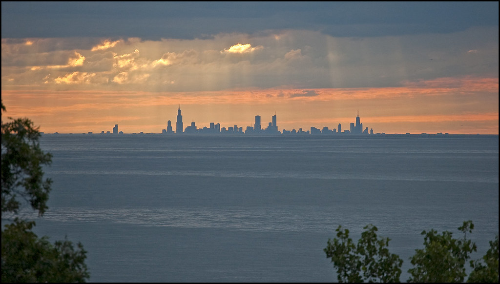Picture of the Day: Skyline Silhouette of Chicago