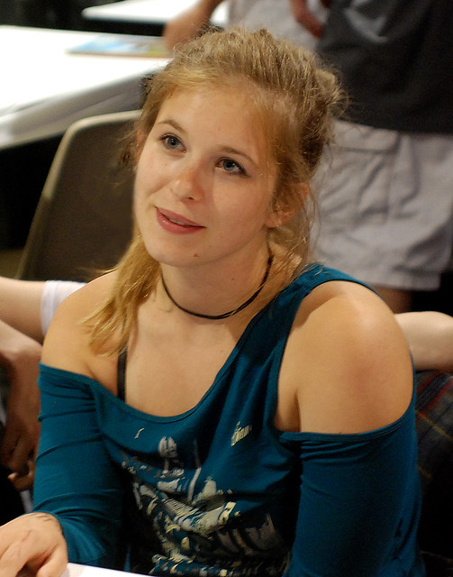 Actress Magda Apanowicz Caprica at ComicCon 2010
