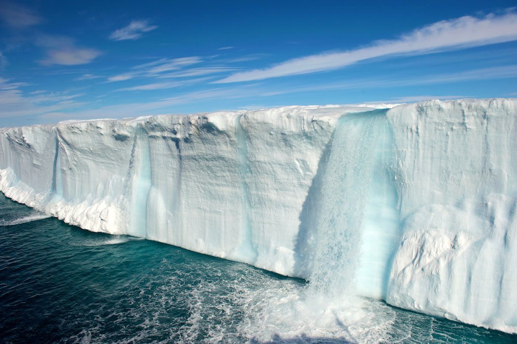 Picture of the Day: Glacial Waterfalls