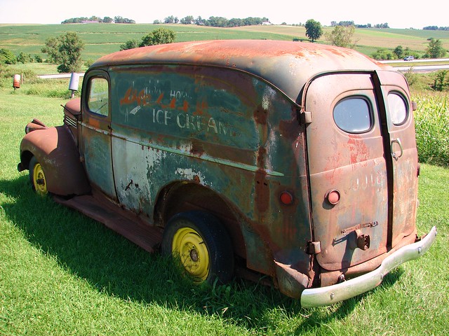 This extremely rare 1941 Chevrolet panel delivery truck once delivered 