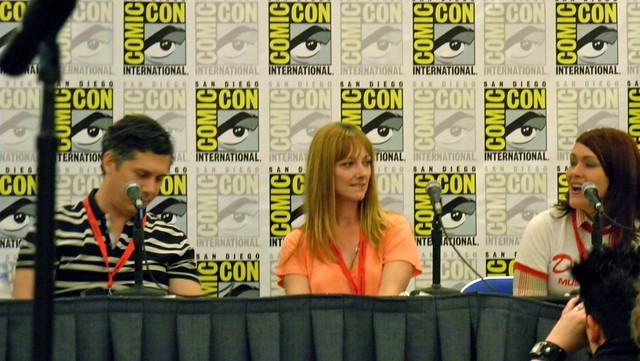 Chris Parnel Judy Greer and Amber Nash Archer on FX at San Diego Comic 