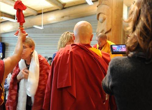 Initiates completing the Rangjung Padma'i Nyingthig, Spontaneously Occurring Heart Essence of Padma Empowerment by Dilgo Khyentse Yangsi Rinpoche, video artist recording, Longhouse, Vancouver BC, Lotus Speech Canada by Wonderlane