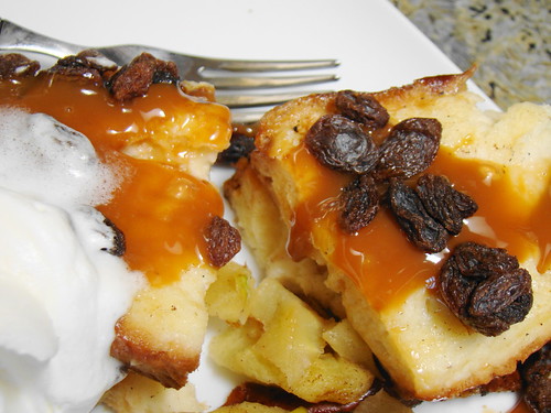 Cinnamon Raisin French Toast with Caramelized Apples