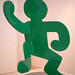 Keith Haring- Self Portrait, 1989 Painted Aluminum 48 x 27 1_2 x 33 inches 