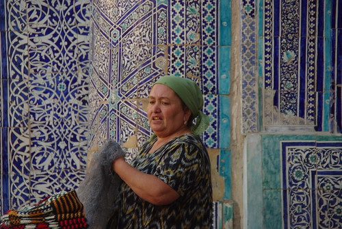 Woman in Khiva, Uzbekistan