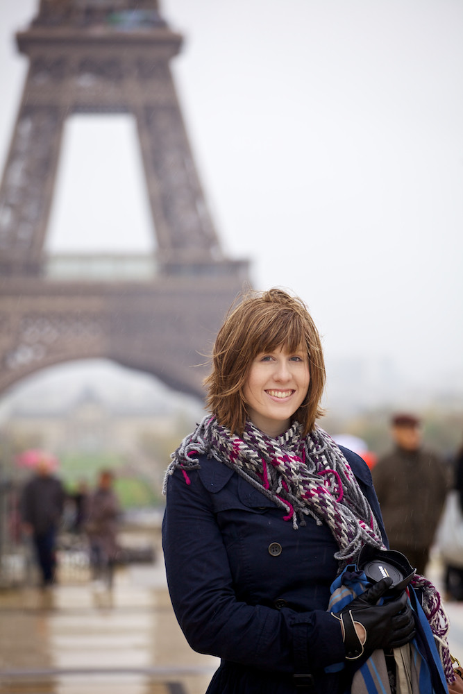 Casey at Eiffel Tower