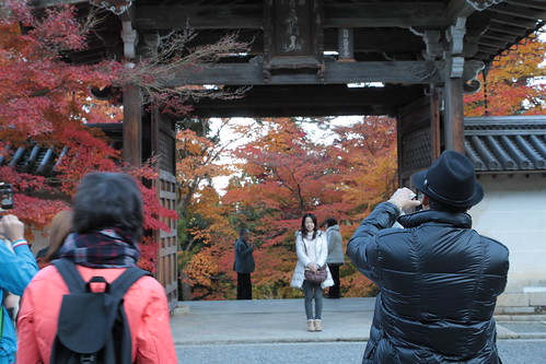 京都嵐山の紅葉