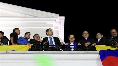 President Rafael Correa of Ecuador has prevailed over an attempted right-wing coup that was led by the police. The military leaders sided with the leftist government routing the coupmakers on October 1, 2010. by Pan-African News Wire File Photos