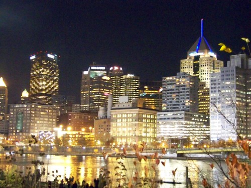 Pittsburgh Skyline during Light Up Night