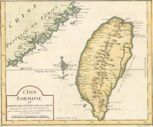 台灣古地圖 1748 年