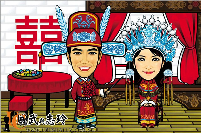  Chinese Wedding Theme Drawing wwwsgcaricaturesblogspotcom