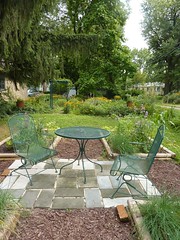Huge Square Foot Garden (sitting area)