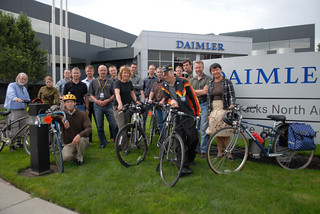 Bike commuters at Daimler Trucks North America on Swan Island-7