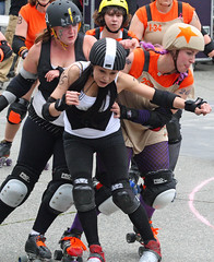 Alaska - Rage City Rollergirls at the 2010 Solstice Festival in Anchorage