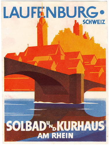 Svizzera - Laufenburg - Soldad und Kurhaus by Luggage Labels by b-effe