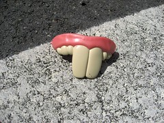 Weird teeth in the parking lot