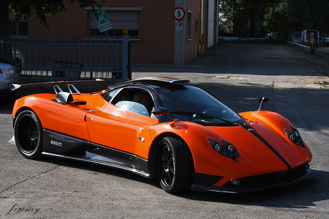 The Pagani Zonda that will be used to promote the new Need for Speed game