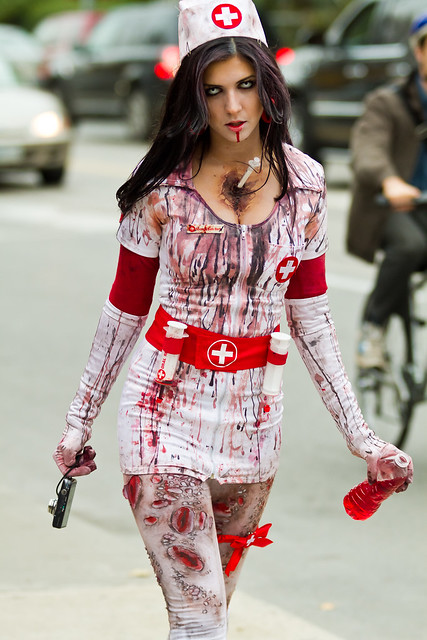 Sexy Zombie Nurse from the Toronto Zombie Walk 2010
