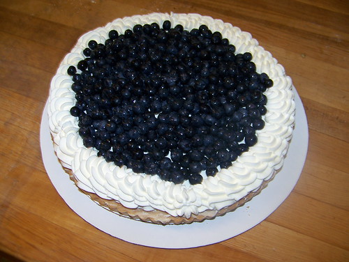 Lemon blueberry tart