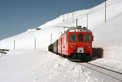 Trains des RhB (ligne de la Bernina) (Suisse)