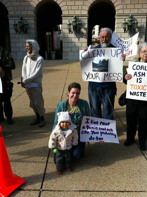 Scenes from today's Coal Ash March