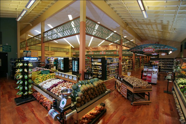 Interior Grocery Store Decor | Supermarket interior Upgrade | Market Dairy Section | Grocery Wine Section | Waikoloa Village Market | KTA Store